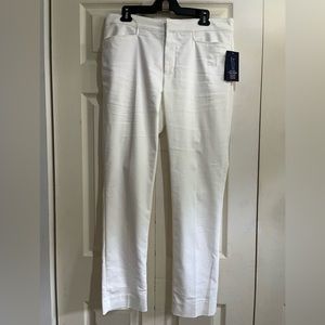 Chaps Women’s Polished White pants in Size 12